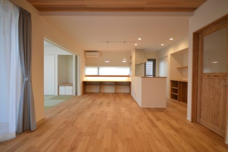 平屋新築施工事例 | 柳井市で平屋住宅ならネストハウス